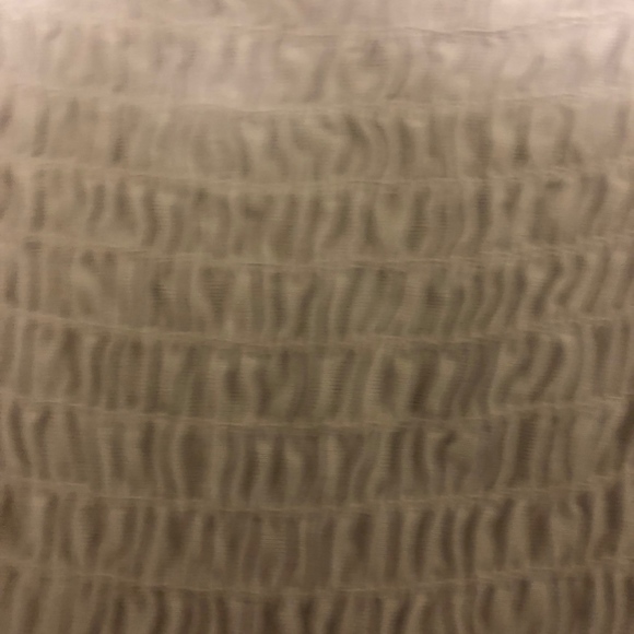 Tilly's white rutched peplum tube top NEVER WORN - Picture 3 of 5